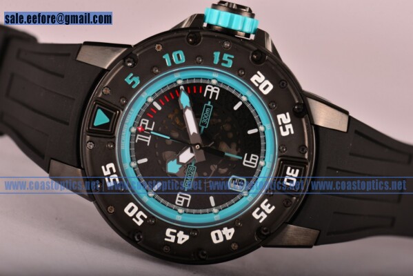 Richard Mille RM028 Perfect Replica Watch PVD Blue Bezel